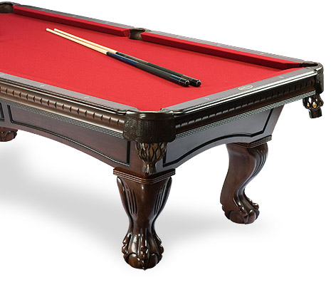 Pool Tables Canada model Pinnacle Walnut - We ship these and other models to Manitoba to Brandon, Dauphin, Flin Flon, Morden, Portage la Prairie, Selkirk, Steinbach, Thompson, Winkler, Winnipeg and other cities and provinces throughout Canada