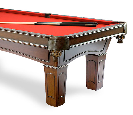 Pool Tables Canada model Ascot Walnut - We ship this billiard table to Alberta in Calgary, Edmonton, Lethbridge, Red Deer, St-Albert, Medicin Hat, Grand-Prairie and other cities and provinces throughout Canada